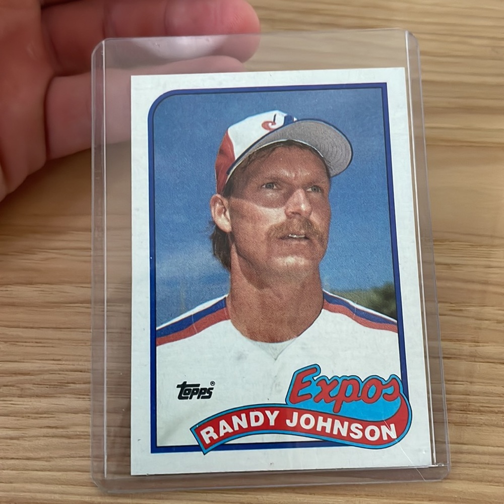 Topps 1989 Randy Johnson Rookie Card #647 - Picture 3 of 3